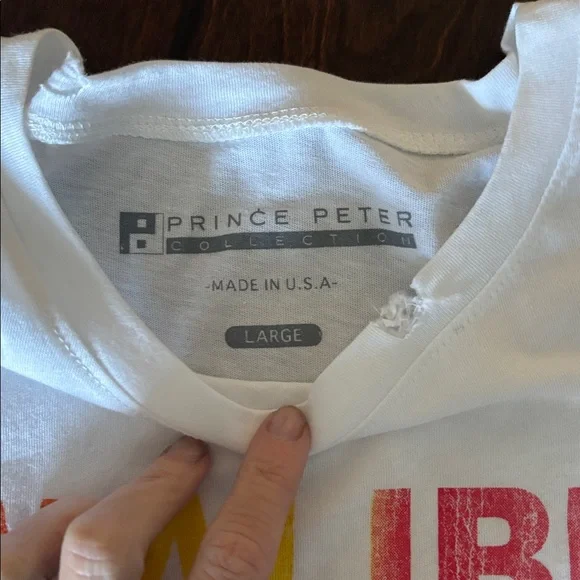 Katie J NYC Bright Yellow Kids Shorts with Prince Peter Malibu tee - Picture 4 of 5